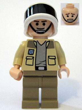 LEGO Minifigure -- Captain Antilles-Star Wars / Star Wars Episode 4/5/6 -- SW0256 -- Creative Brick Builders